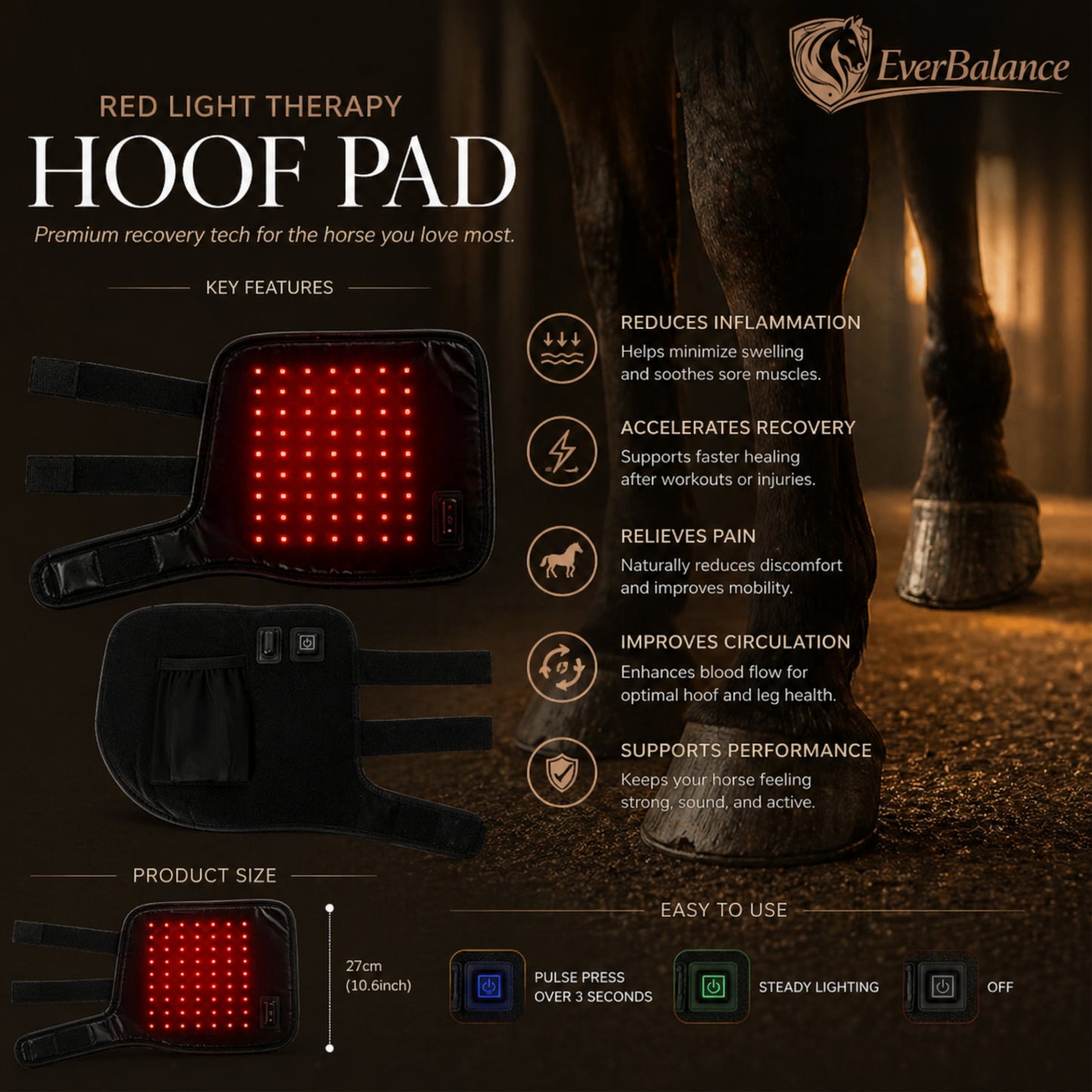 Everbalance Horse Red Light Therapy Boot