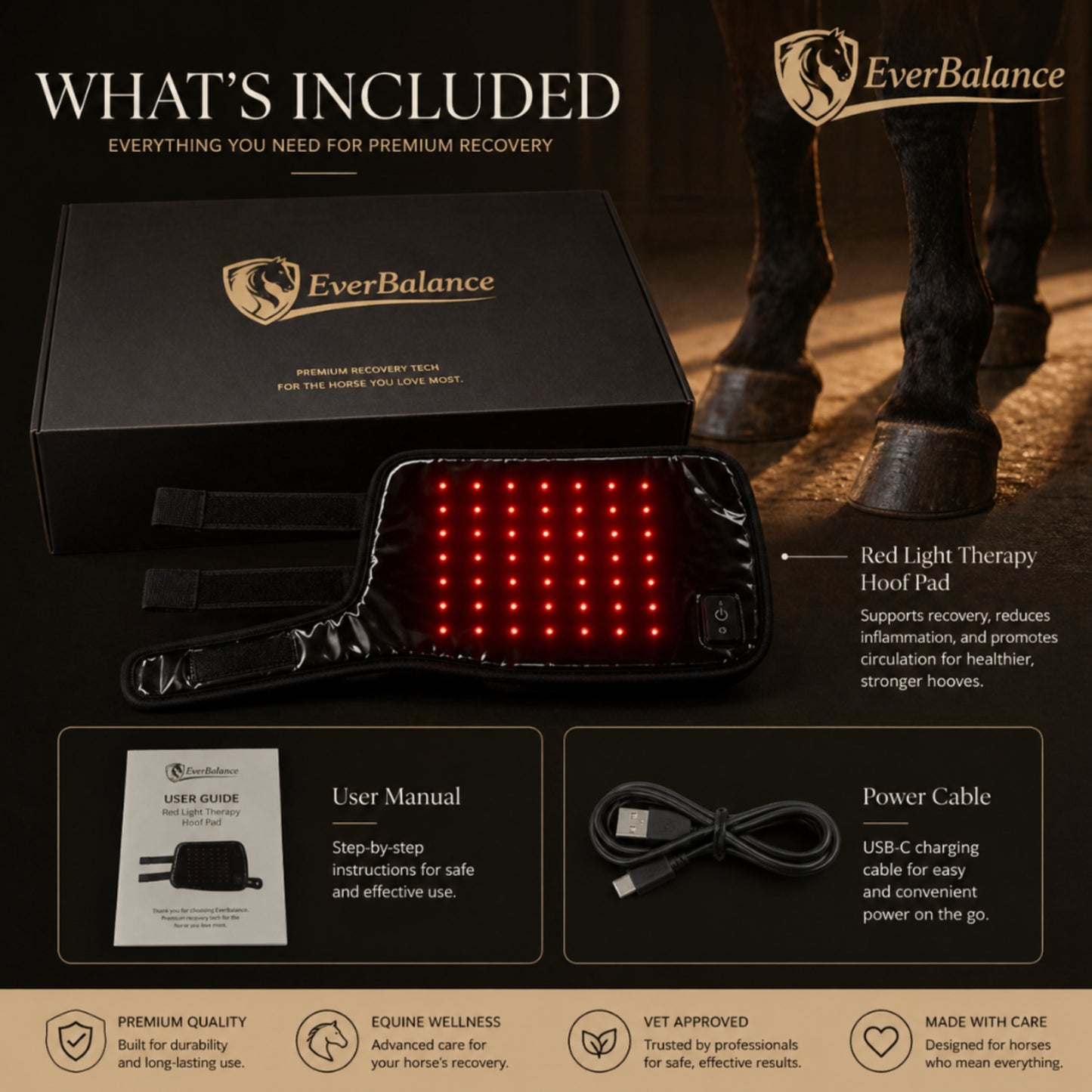 Everbalance Horse Red Light Therapy Boot